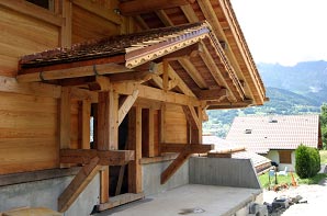 PASCAL MOSSAZ, charpente taillée en Haute-Savoie (74)
